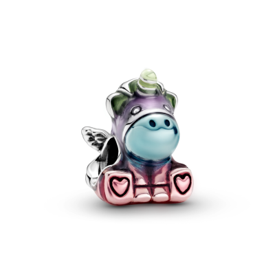 Multicolor Colourful Rainbow Bruno the Unicorn Charm